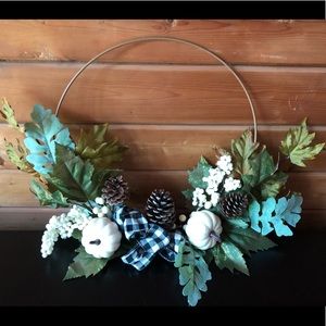 Minimalist harvest wreath